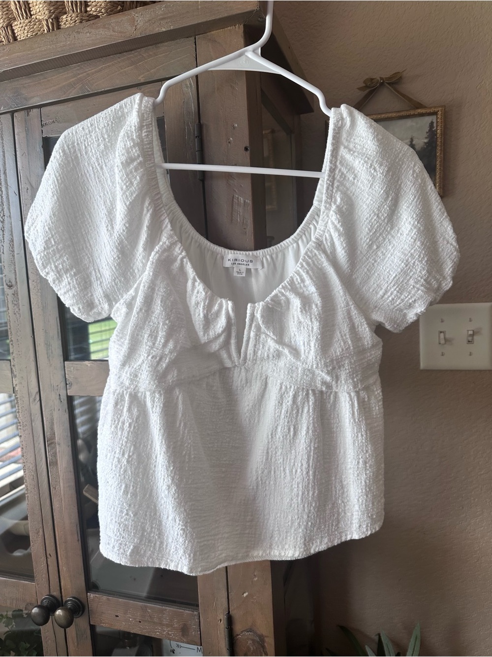 Flowy crop blouse
